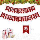 Merry Christmas Banner - Fireplace & Wall Decor, Indoor Christmas Decorations