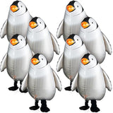 9 Pieces Walking Penguin Balloons Cute Funny Air Foil Animal Party Decorations Balloon For Theme Birthday Party Wedding Baby Shower Supplies(20.4 Inch,Penguin Style)