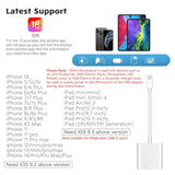 Usb Camera Adapter, Portable Usb 3.0 Female Otg Adapter For Iphone, Ipad To Usb Adapter With Charging Port, No Application, Plug And Play