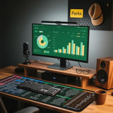 Excel Cheat Sheet Desk Pad - Large Office Mouse Pad (27.5 * 11.8 In), Ps/Word/Ppt/Excel Cheat Sheet Desk Mat, Pc Office Spreadsheet Keyboard Mat, Back To School Gift