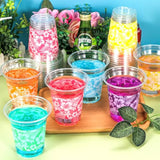 72 Pack Hawaiian Luau Party Decorations Cups -14Oz Disposable Tropical Party Cups For Hawaiian Luau Beach Theme Birthday Party Decorations