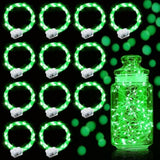 Led Fairy Lights 3 Modes Battery Operated String Lights Waterproof Silver Wire 7 Feet Firefly Starry Moon Mason Jar Ligh