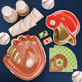125pcs Baseball Party Tableware Set Plates, Cups, and Napkins for 25