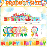 72 Pcs Birthday Crowns For Kids Classroom Colorful Paper Hats Happy Birthday Badge Stickers Teacher Classroom Birthdays Gifts For Students School Party Favors Supplies