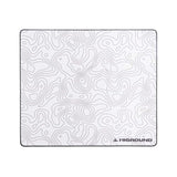 Snowstone Large Topograph Gaming Mousepad, Cool Medium Speed Desk Mousepad, Computer Mouse Mat, Flat Stitched Edge, Full Range Of Motion, Non-Slip Rubber Base, Perfect For Gamers & Office Use