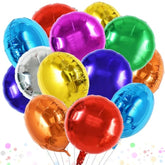 30pcs 18" Colorful Round Foil Balloons for Birthday & Party Decorations