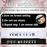 7 Pcs Hen Party Sash Bride Or Die Bachelorette Party Decorations 1 White Bride Or Die Sash 6 Black Till Death Do Us Party Sash For Bridal Shower Wedding Hen Engagement