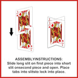 Casino Birthday Decorations - Casino Theme Birthday Backdrop, Banner, Hanging Swirls, 3D Table Card, Balloons And Cake Topper For Poker Theme Party Supplies