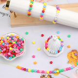 1000 Rainbow Star Pony Beads: DIY Jewelry & Decor