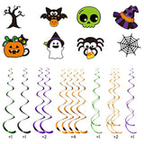 307 Pc Halloween Party Supplies Set for 24 – Plates, Cups, Napkins, Balloons & Decorations