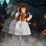 Animatronic Halloween Decorations Outdoor Scary Ghost Girl Decor