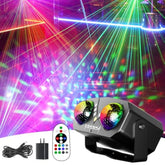 Party Disco Strobe Ocean Star Projector Dj Dance Light Sound Activated With Remote Control Stage Rave For Parties Bar Birthday Wedding Ktv Christmas Halloween Dancing Décor.