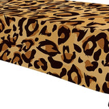 Leopard Print Party Tablecloths Supplies, Disposable Cheetah Print Party Decorations Table Cover, Safari Animal Leopard Theme Birthday Baby Shower Table Cloths, 3 Pack, 54In X 108In