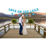 Love On The Lake Banner, Love On The Lake Bachelorette Decorations Banner, Camp Bach Party Lake Tahoe Bachelorette Party Decorations, Lake Wedding Bridal Shower Party Supplies Favor