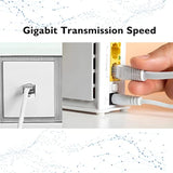 Cat5E Internet Network Lan Cable,100Ft Cat5E Ethernet Cable,Rj45 Gigabit Netwo