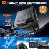 Upgraded Secure Lock Case For Samsung Galaxy Buds3 Pro And Galaxy Buds 3 (2024), Shockproof Hard Case Cover With Cleaning Kit & Keychain, Galaxy Buds 3 Pro Accessories, Auto-Open, Led Visible