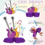 10 Pcs Music Notes Honeycomb Table Centerpiece Music Themed Party Decorations Musical Notes Decor Sing Birthday Party Decorations For Baby Shower Wedding Karaoke Supplies