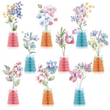 9 Pcs Wildflowers Honeycomb Centerpieces Wildflower Party Supplies Spring Summer Wildflower Theme Table Centerpieces For Wedding Little Wildflower Baby Shower Decorations (Wildflower)