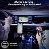 Usb C Car Charger, 2 Pack 38W Dual Ports Usb-C & Usb-A Car Charger Adapter Fast Charging Cigarette Lighter Chargers For Iphone16E 16 15 14 13, Samsung S24, Pixel Cargador Para Carro Phone Plug