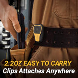 Wearable Bluetooth Speaker, Ip67 Waterproof Clip-On Mini Portable Speakers, Wireless Clip Speaker With Built-In Mic, Hands-Free Music And Calls For Work/Riding/Golf/Outdoor(Yellow)