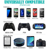 3-Pack 6Ft Micro Usb Cable Android Charger Cord,Long Braided Fast Micro-Usb Charging Cable Compatible With Fire Tablet, Kindle,Samsung Galaxy S7 S6 J7 Tab A E 4,Ps4 Lg K40 K20 Moto E4 E5 E6 Phone