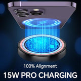 For Magsafe Car Mount Charger?Ultra Magnet?Magnetic Phone Holders For Your Car Charger?Windshield+Vent+Dash?Magnetic Wireless Car Phone Holder Charger Car Mount For Iphone 16 Pro Max 15 14 13