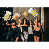 2Pcs Beer Cup Balloons,Mug Cheers Foil Balloons For Birthday Party Christmas Wedding Decorations