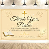 We Love Our Pastor Banner – 70.87" X 45.3" Pastor Appreciation Banner For Church Events, Pastor Appreciation Decorations For Clergy Anniversary, Sunday Service, Or Retirement Celebration