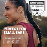 Runner 40- Wireless Earbuds For Small Ears Women. Running Bluetooth Earbuds Pi