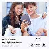 Ugreen Usb C To 3.5Mm Audio Adapter 3 In 1 Charger And Headphone Splitter Usb C To Aux Dual Headphone Jack With Pd 60W Fast Charge Cable For Iphone 15 Pro Max, Galaxy S24/23 Ultra, Pixel 8, Ipad Pro