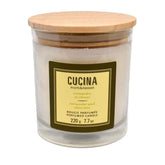 Fruits & Passion Scented Candle – Coriander & Olive Oil, Plant-Based Wax Candle In Recyclable Glass Vase, 35 Hour Burn Time, Clean-Burning Fragrance For Home, 7.7 Oz