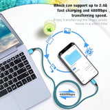 10 Ft Nylon Braided iPhone Charger Cord Compatible with iPhone 13/12/11 Pro Max/XS MAX/XR/XS/X/8/7/Plus/6S/6/SE/5S/iPad - 3 Pack