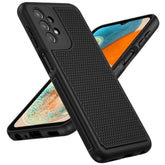 For Samsung Galaxy A23 5G Case: (Samsung Galaxy A23 4G Lte) Dual Layer Protective Heavy Duty Cell Phone Cover Shockproof Rugged With Non Slip Textured Back Bumper - 6.6Inch Black