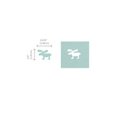 Bira Craft 1 Inch Moose 3 Lever Action Craft Punch Christmas Punch For Paper Crafting Scrapbooking