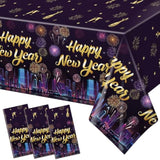 3 Pcs 2026 New Year Eve Tablecloths for Party and Table Decorations