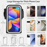 Wristband Phone Holder For Running, Forearm Armbands, Running Armband With Card Slot For Iphone Pro Max Plus (16/15/14/13/12/11/X/Xr), For Galaxy S24/S10, Cell Phone Holder Up To 7.0'' Phone