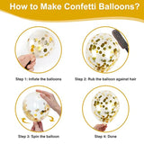 120Pcs Sage Green Balloons Kit, Sage Green Gold Sand White Party Balloons With Confetti Balloons For Birthday, Wedding, Baby Shower, Graduation Party Decorations