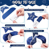 9 Pieces Happy Party Honeycomb Decorations Blue Silver Birthday Table Centerpieces Birthday Themed Honeycomb Centerpieces Party Time Favors For Table Topper Sign Decor