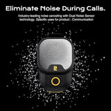 Wearable Bluetooth V5.3 Speaker, 30H Working Time Clip-On Wireless Jobsite Water-Resistant TWS Portable Speaker, IPX7 Waterproof, Built-in ENC Mic