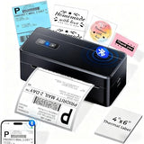 Bluetooth Shipping Label Printer, 4X6 Thermal Label Printer For Small Business, 2410-Bt Thermal Printers Compatible With Android, Ios, Windows, Macos, Tiktok, Usps, Etsy