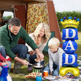 Happy Fathers Day Decorations Balloons for Party, 1Pcs 44 Inch Large Self Standing Dad Balloon For Fathers Day Birthday Party Celebrations Decor