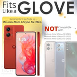 Designed For Motorola G Stylus 5G (2024) Case With Belt Clip Holster - Kickstand Cover Phone Case - Black