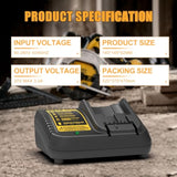 Dcb118 Rapid Charger Replacement For Dewalt 12V-20V Max Lithium Battery Charger, Replace For Dcb115 Dcb118 Dcb107 Dcb105 Dcb102 Charger.