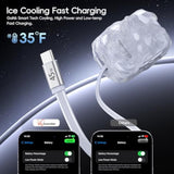 Retractable Wall Charger Plug For Iphone 17, 45W Fast Charging Foldable Charger With Dual-C Port, Portable Wall Charger Adapter For Iphone 16/15 Pro Max/Ipad/Galaxy/Pixel