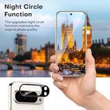 3+2 Pack for Google Pixel 10 Pro Screen Protector 6.3 inch, 3 Pack Tempered Glass Screen Protector&2 Pack Camera Lens Protector with Alignment