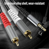 Rca To 3.5Mm Aux Cable, (2M/6.6Feet) 3.5Mm 1/8 To Rca 2-Male Headphone Jack Ad