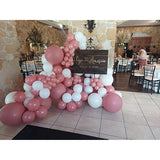Pastel Pink Balloons 110Pcs Baby Pink Balloon Garland Arch Kit 5/10/12