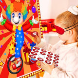 Circus Party Games, Pin The Noses On The Clown With 32 Pcs Nose Stickers, Large Carnival Clown Games Poster For Kids Birthday Party School Classroom Carnival Party Supplies
