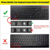 Keyboard Cover For Lenovo 510 Wireless Keyboard Gx30N81775 4X30M39458, Wireles