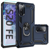 Samsung Galaxy S20 FE Case with Screen Protector, Military-Grade, Blue